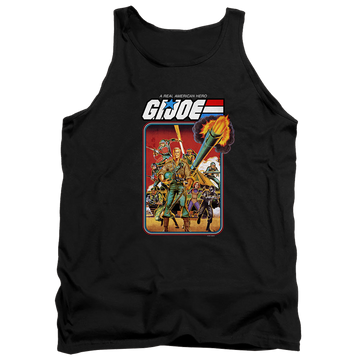 Black men's tank with G.I. Joe Hero Group graphic