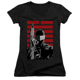 G.I. Joe Snake Eyes Ninja - Juniors V-Neck T-Shirt Juniors V-Neck T-Shirt G.I. Joe   