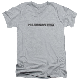 Hummer Distressed Hummer Logo Men's V-Neck T-Shirt Men's V-Neck T-Shirt Hummer   