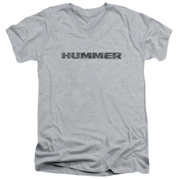 Hummer Distressed Hummer Logo Men's V-Neck T-Shirt Men's V-Neck T-Shirt Hummer   
