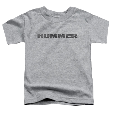 Athletic heather toddler t-shirt with Distressed Hummer Logo graphic