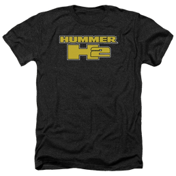 Hummer H2 Block Logo Men's Heather T-Shirt Men's Heather T-Shirt Hummer   