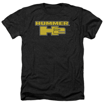Hummer H2 Block Logo Men's Heather T-Shirt Men's Heather T-Shirt Hummer   