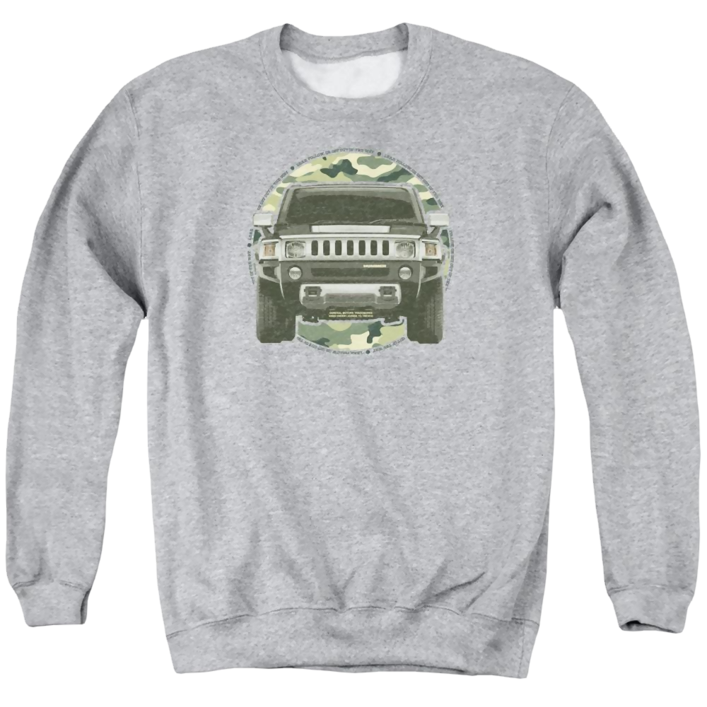 Hummer Lead Or Follow Men's Crewneck Sweatshirt Men's Crewneck Sweatshirt Hummer   