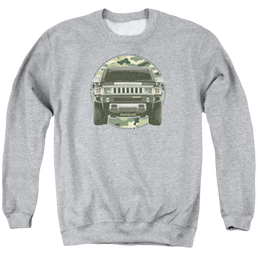 Hummer Lead Or Follow Men's Crewneck Sweatshirt Men's Crewneck Sweatshirt Hummer   