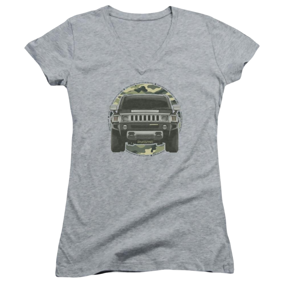 Hummer Lead Or Follow Juniors V-Neck T-Shirt Juniors V-Neck T-Shirt Hummer   