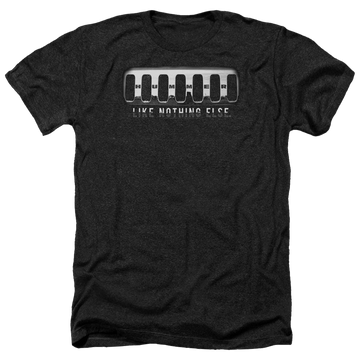 Charcoal men's heather t-shirt with Hummer Grill graphic