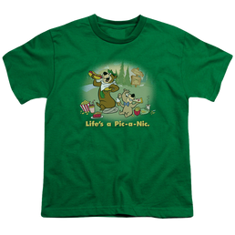 Yogi Bear Life'S A Picnic - Youth T-Shirt Youth T-Shirt (Ages 8-12) Yogi Bear   