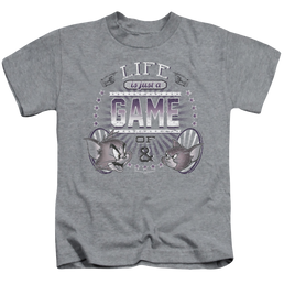 Tom and Jerry Life Is A Game - Kid's T-Shirt Kid's T-Shirt (Ages 4-7) Tom and Jerry   