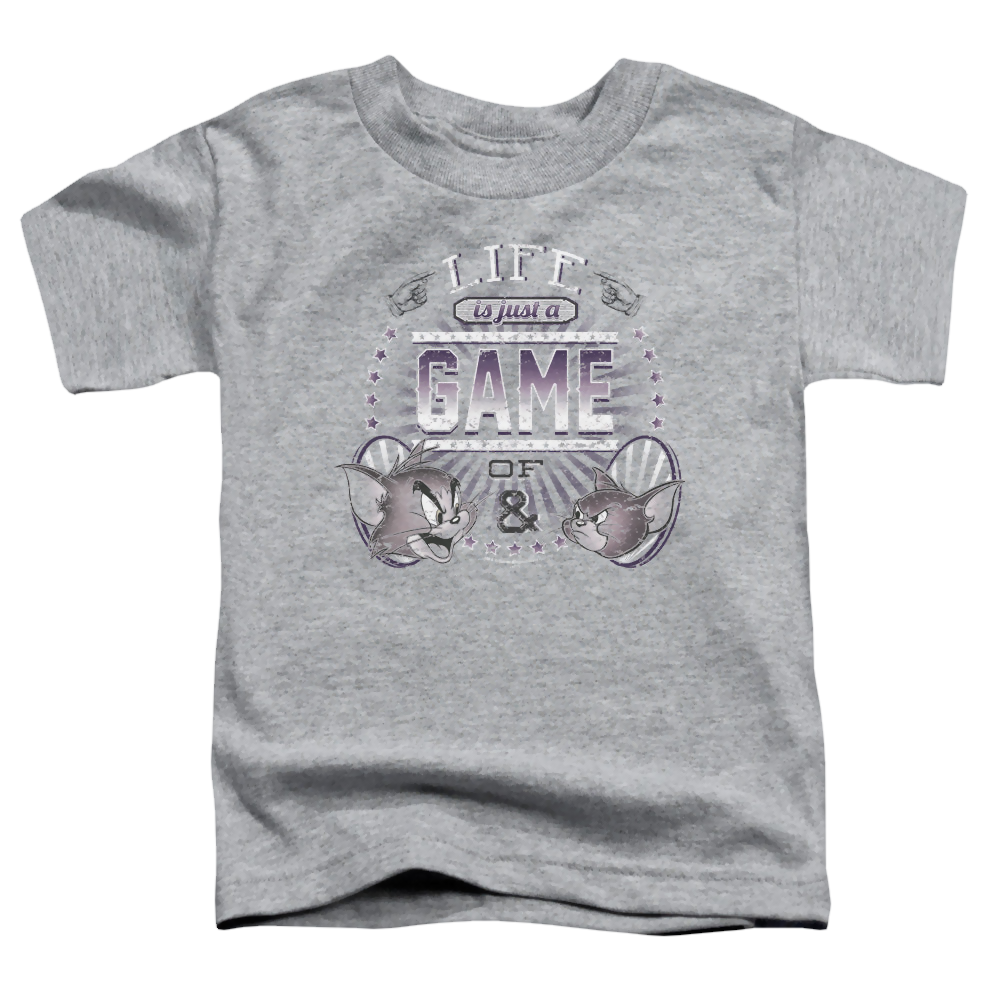 Tom and Jerry Life Is A Game - Toddler T-Shirt Toddler T-Shirt Tom and Jerry   