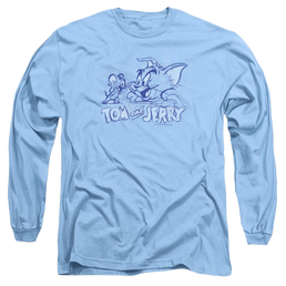 Tom and Jerry Sketchy Men's Long Sleeve T-Shirt Men's Long Sleeve T-Shirt Tom and Jerry   