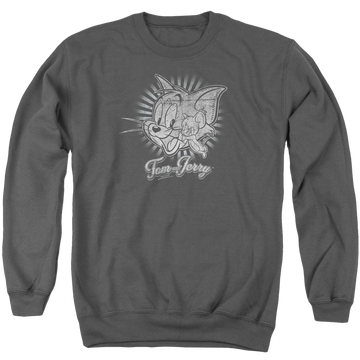 Tom and Jerry Classic Pals Men's Crewneck Sweatshirt Men's Crewneck Sweatshirt Tom and Jerry   
