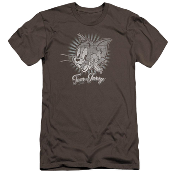 Tom and Jerry Classic Pals Men's Premium Slim Fit T-Shirt Men's Premium Slim Fit T-Shirt Tom and Jerry   