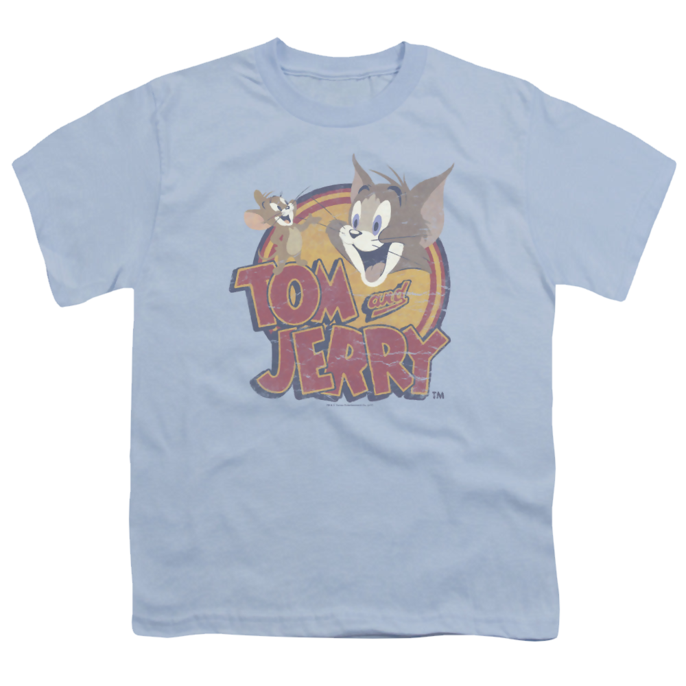 Tom and Jerry Water Damaged - Youth T-Shirt Youth T-Shirt (Ages 8-12) Tom and Jerry   