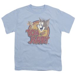 Tom and Jerry Water Damaged - Youth T-Shirt Youth T-Shirt (Ages 8-12) Tom and Jerry   