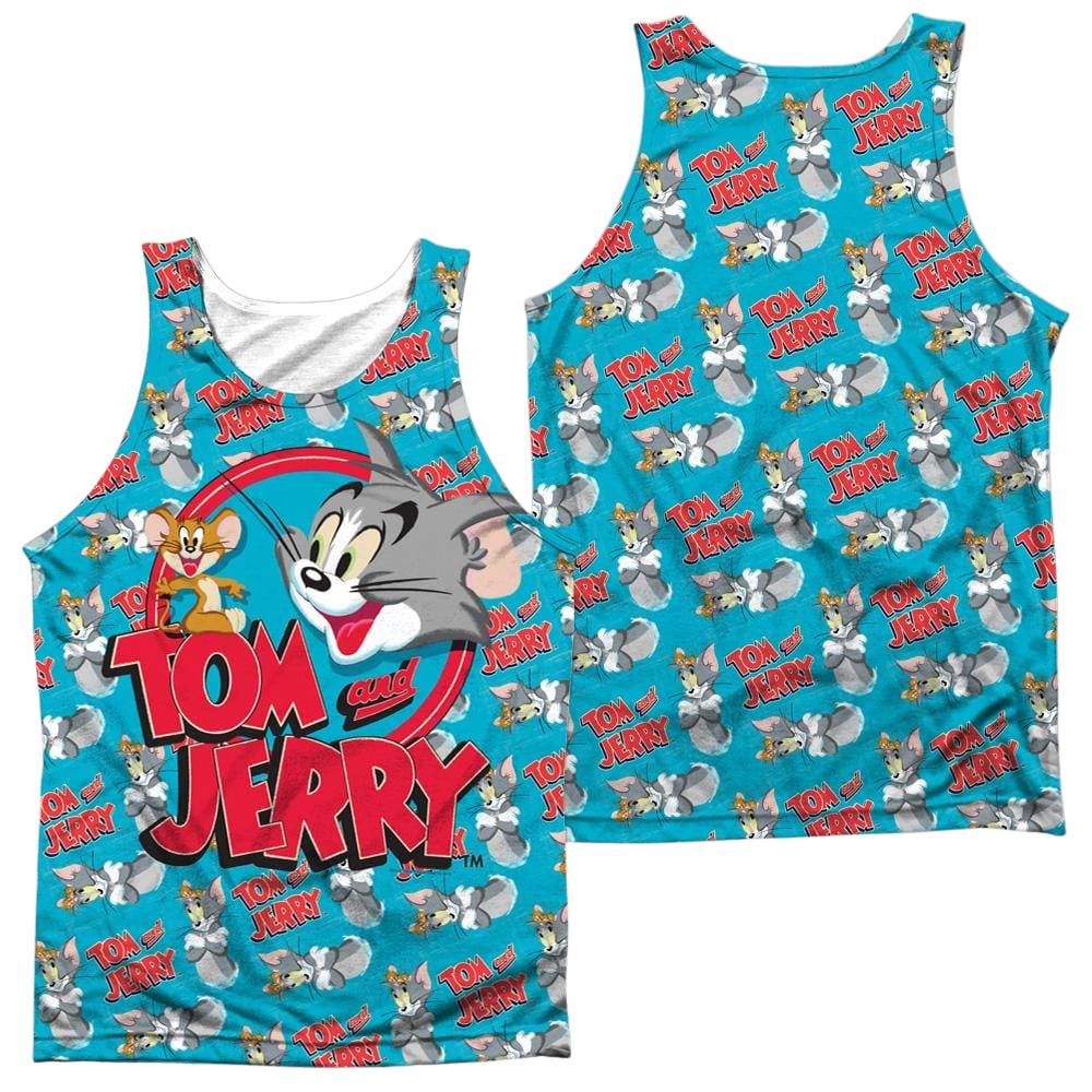 Tom and Jerry Double Trouble Men's All Over Print Tank Men's All Over Print Tank Tom and Jerry   
