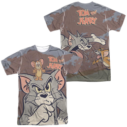 Tom and Jerry Up To No Good Men's All Over Print T-Shirt Men's All-Over Print T-Shirt Tom and Jerry   