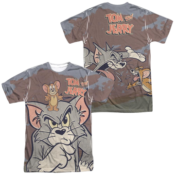 Tom and Jerry Up To No Good Men's All Over Print T-Shirt Men's All-Over Print T-Shirt Tom and Jerry   