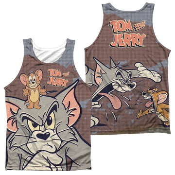 Tom and Jerry Up To No Good men's all-over print tank