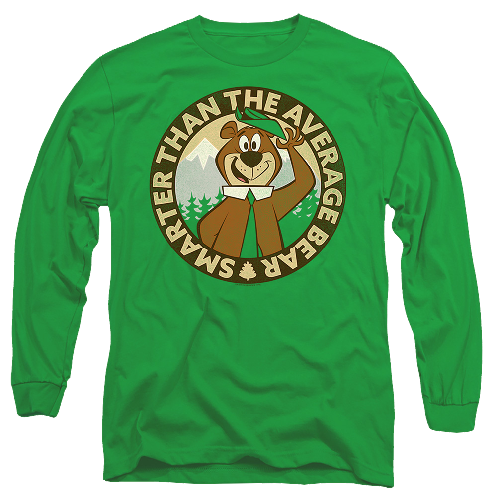 Yogi Bear Smarter Than Average - Men's Long Sleeve T-Shirt Men's Long Sleeve T-Shirt Yogi Bear   