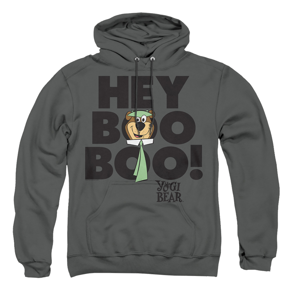 Yogi Bear Hey Boo Boo - Pullover Hoodie Pullover Hoodie Yogi Bear   