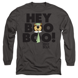 Yogi Bear Hey Boo Boo - Men's Long Sleeve T-Shirt Men's Long Sleeve T-Shirt Yogi Bear   