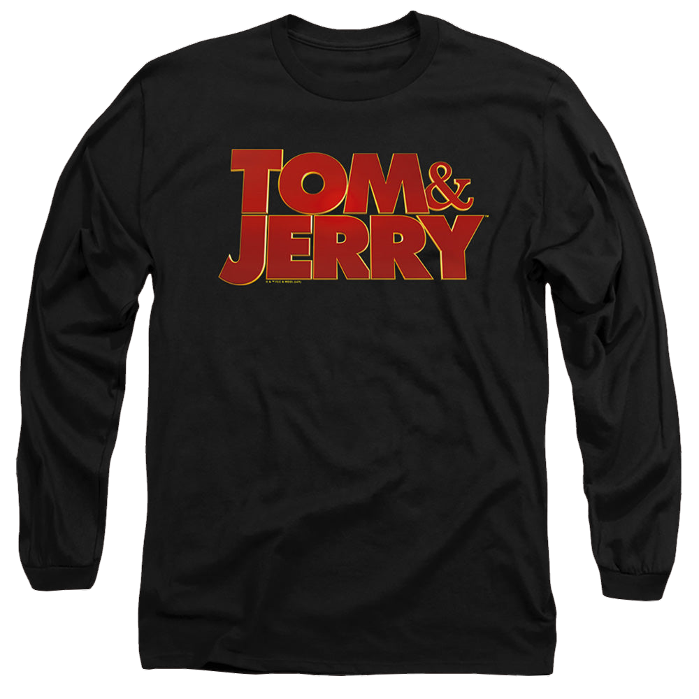 Tom and Jerry Movie Logo - Men's Long Sleeve T-Shirt Men's Long Sleeve T-Shirt Tom and Jerry   