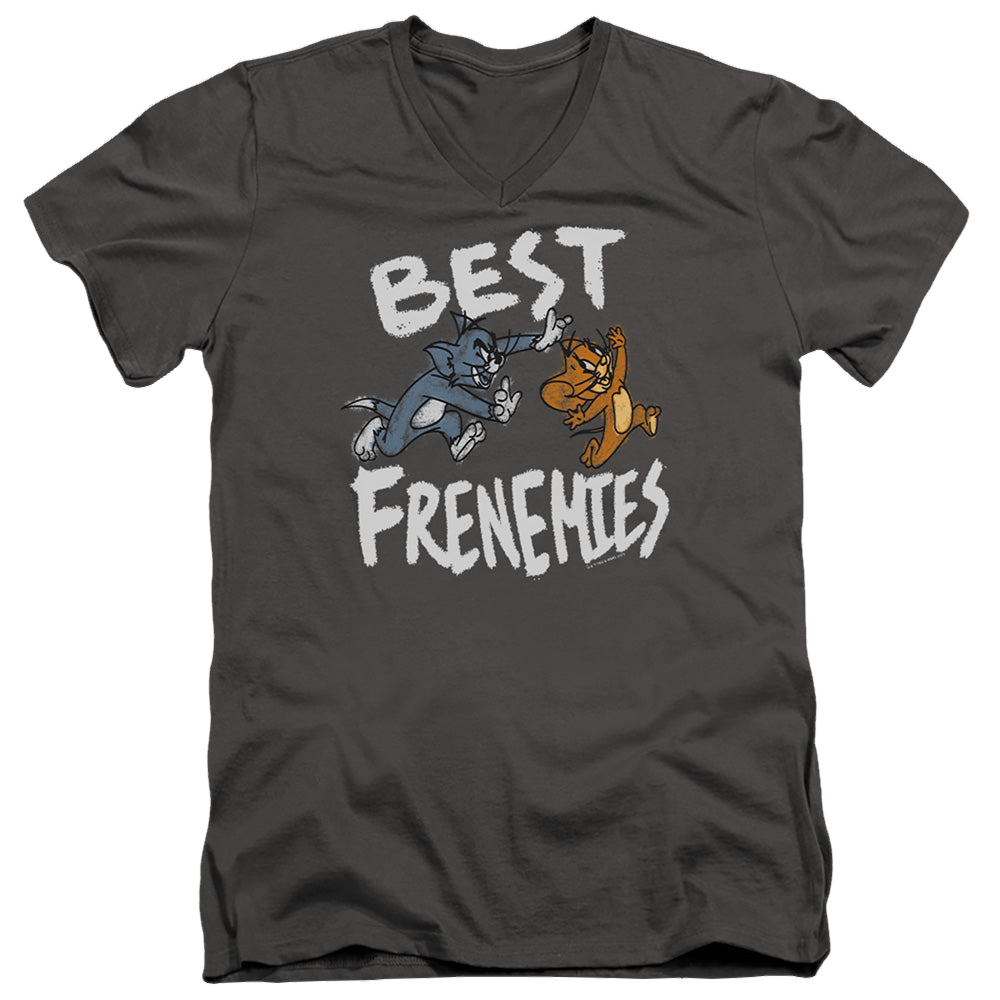 Tom and Jerry Best Frenemies - Men's V-Neck T-Shirt Men's V-Neck T-Shirt Tom and Jerry   