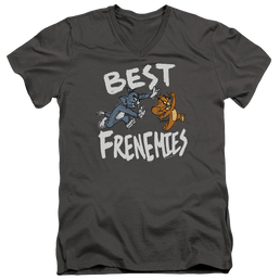 Tom and Jerry Best Frenemies - Men's V-Neck T-Shirt Men's V-Neck T-Shirt Tom and Jerry   