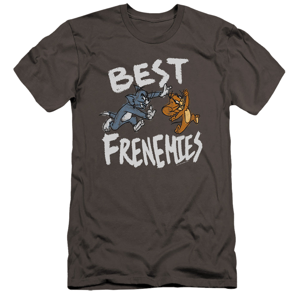 Tom and Jerry Best Frenemies - Men's Premium Slim Fit T-Shirt Men's Premium Slim Fit T-Shirt Tom and Jerry   