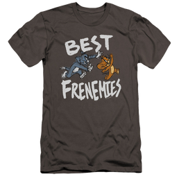 Tom and Jerry Best Frenemies - Men's Premium Slim Fit T-Shirt Men's Premium Slim Fit T-Shirt Tom and Jerry   