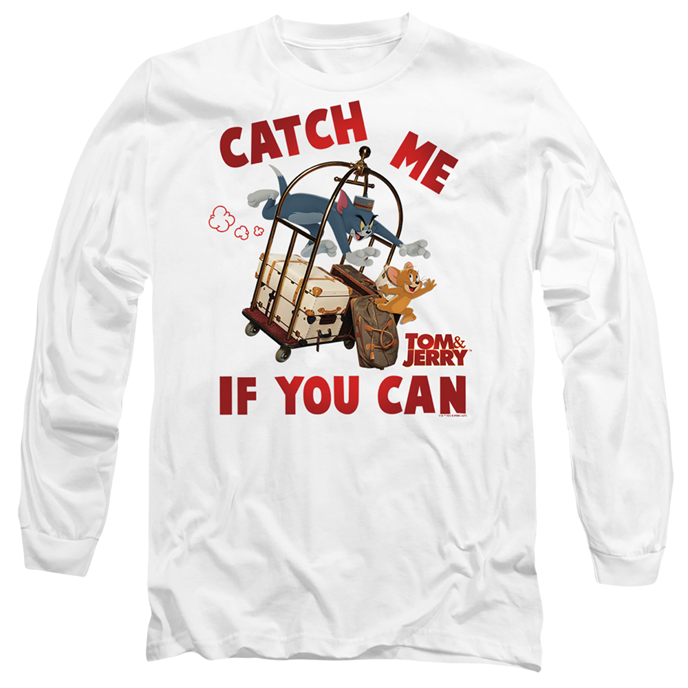 Tom and Jerry Catch Me If You Can - Men's Long Sleeve T-Shirt Men's Long Sleeve T-Shirt Tom and Jerry   