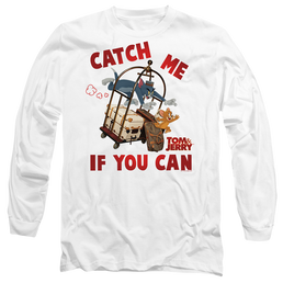 Tom and Jerry Catch Me If You Can - Men's Long Sleeve T-Shirt Men's Long Sleeve T-Shirt Tom and Jerry   