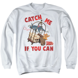 Tom and Jerry Catch Me If You Can - Men's Crewneck Sweatshirt Men's Crewneck Sweatshirt Tom and Jerry   