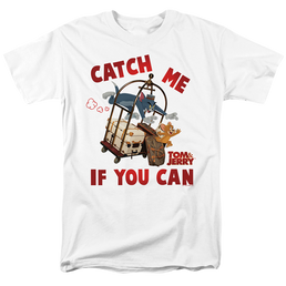Tom and Jerry Catch Me If You Can - Men's Regular Fit T-Shirt Men's Regular Fit T-Shirt Tom and Jerry   