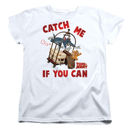 Tom and Jerry Catch Me If You Can - Women's T-Shirt Women's T-Shirt Tom and Jerry   