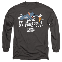 Tom and Jerry In Pursuit - Men's Long Sleeve T-Shirt Men's Long Sleeve T-Shirt Tom and Jerry   