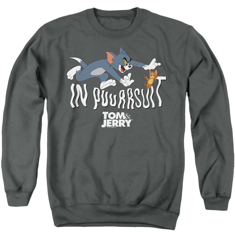 Tom and Jerry In Pursuit - Men's Crewneck Sweatshirt Men's Crewneck Sweatshirt Tom and Jerry   