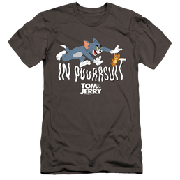 Tom and Jerry In Pursuit - Men's Premium Slim Fit T-Shirt Men's Premium Slim Fit T-Shirt Tom and Jerry   