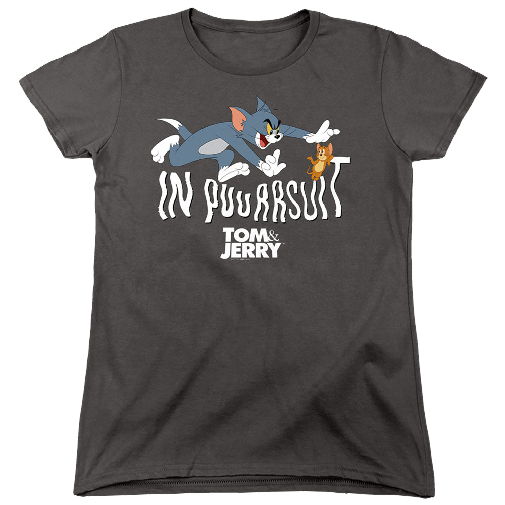 Tom and Jerry In Pursuit - Women's T-Shirt Women's T-Shirt Tom and Jerry   