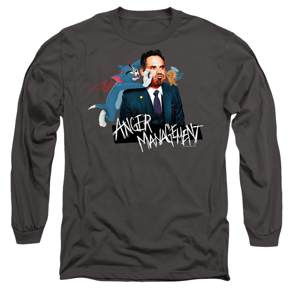 Tom and Jerry Anger Management - Men's Long Sleeve T-Shirt Men's Long Sleeve T-Shirt Tom and Jerry   