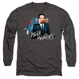 Tom and Jerry Anger Management - Men's Long Sleeve T-Shirt Men's Long Sleeve T-Shirt Tom and Jerry   