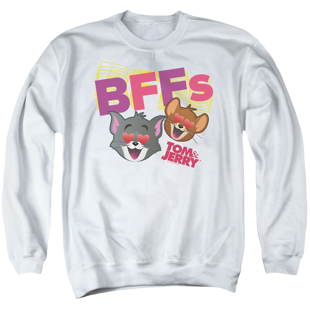 Tom and Jerry Bffs - Men's Crewneck Sweatshirt Men's Crewneck Sweatshirt Tom and Jerry   
