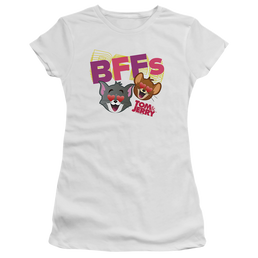 Tom and Jerry Bffs - Juniors T-Shirt Juniors T-Shirt Tom and Jerry   