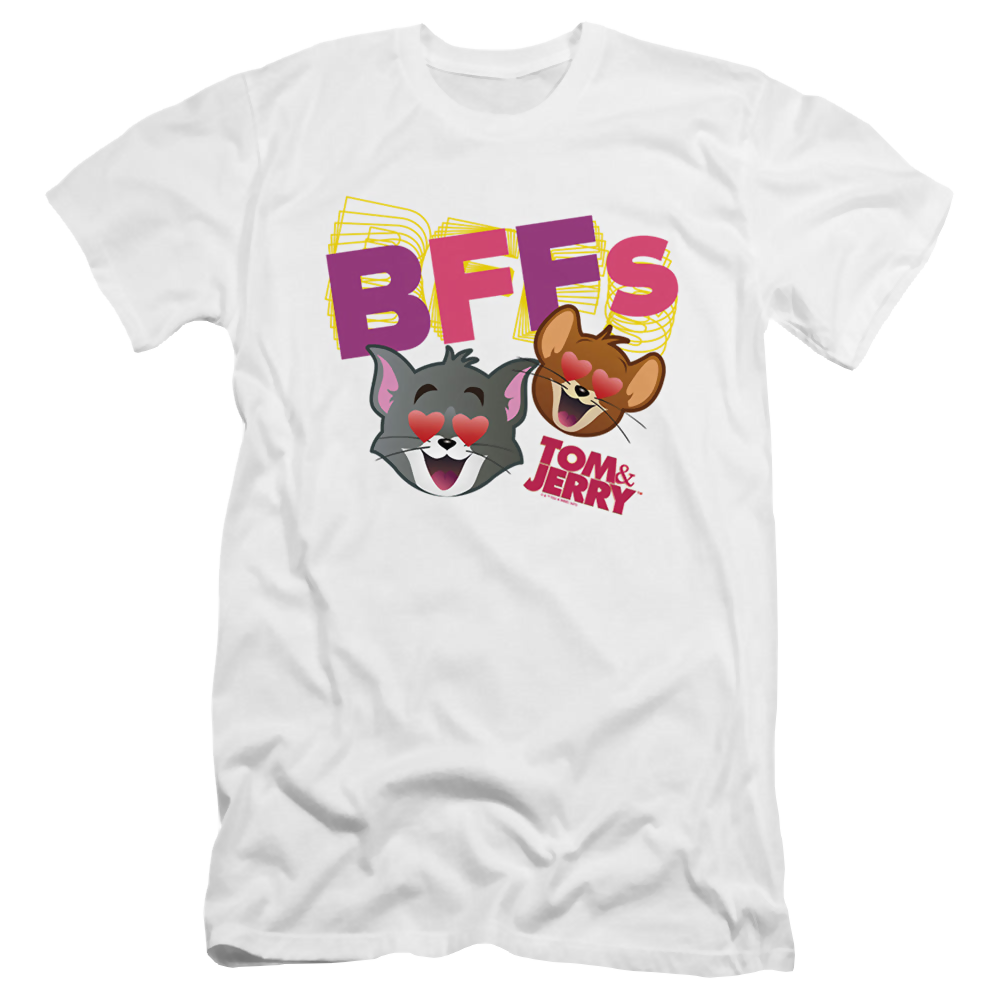 Tom and Jerry Bffs - Men's Premium Slim Fit T-Shirt Men's Premium Slim Fit T-Shirt Tom and Jerry   