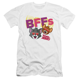 Tom and Jerry Bffs - Men's Premium Slim Fit T-Shirt Men's Premium Slim Fit T-Shirt Tom and Jerry   