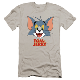 Tom and Jerry Tom Head - Men's Premium Slim Fit T-Shirt Men's Premium Slim Fit T-Shirt Tom and Jerry   