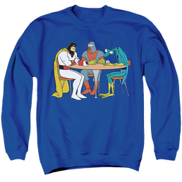 Rick and Morty Space Ghost Coast To Coast Brak & Zorak - Men's Crewneck Sweatshirt Men's Crewneck Sweatshirt Rick and Morty   