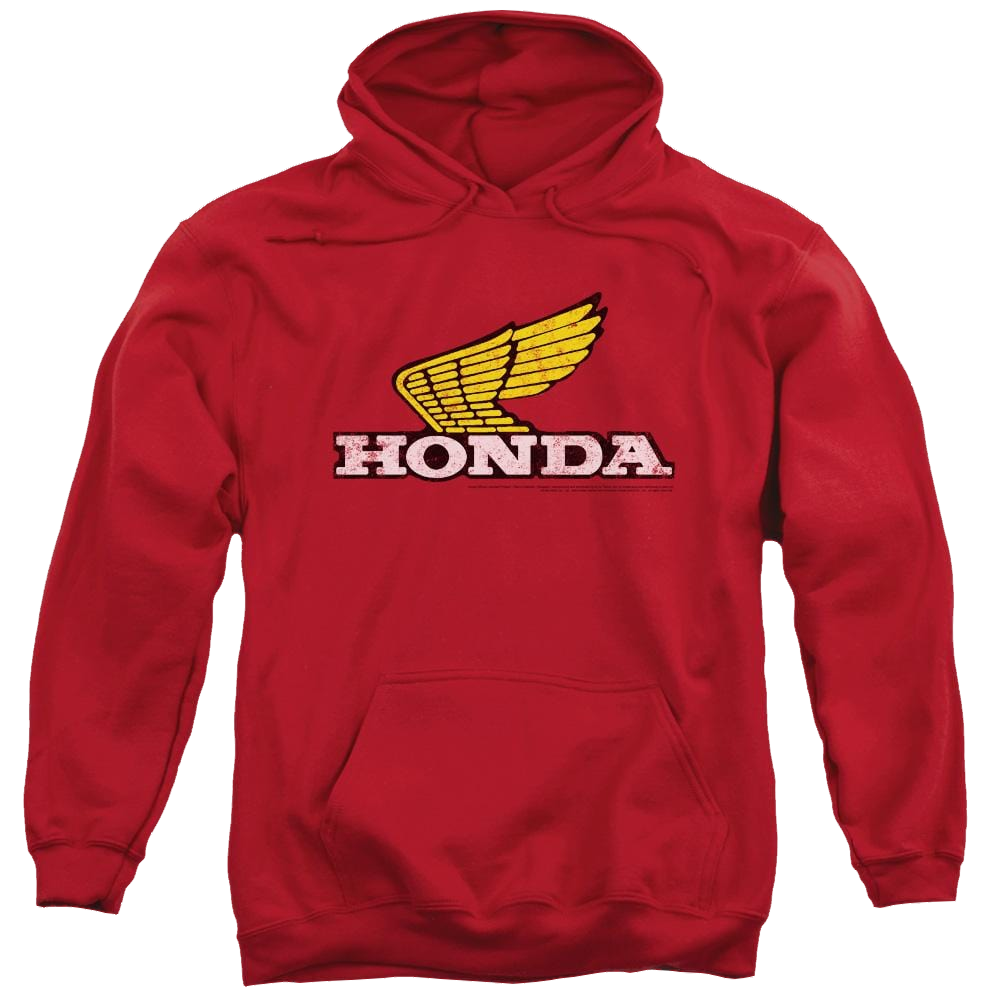 Honda Yellow Wing Logo - Pullover Hoodie Pullover Hoodie Honda   