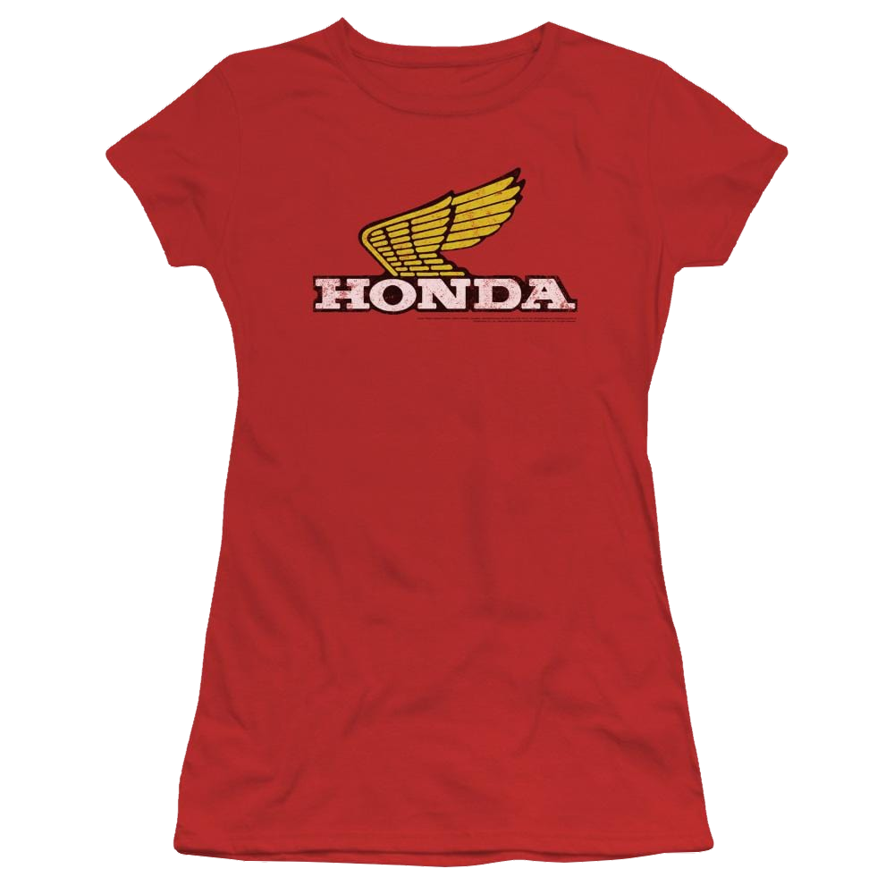 Honda Yellow Wing Logo - Juniors T-Shirt Juniors T-Shirt Honda   